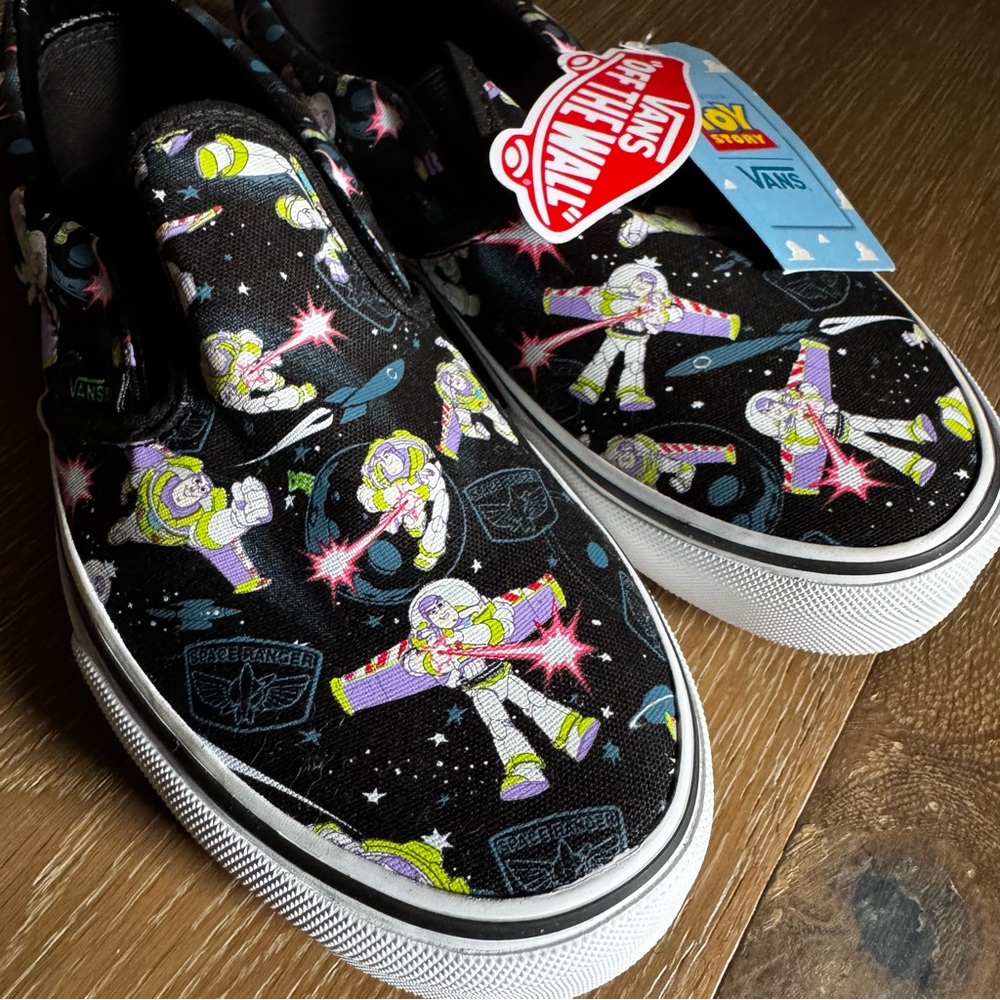 Toy Story Buzz Lightyear Slip On VANS NWT
